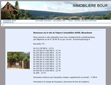 Tablet Screenshot of bour-immobilier.fr